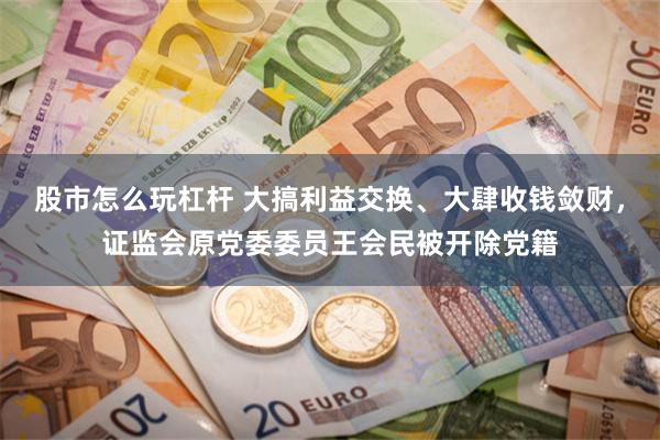 股市怎么玩杠杆 大搞利益交换、大肆收钱敛财，证监会原党委委员王会民被开除党籍