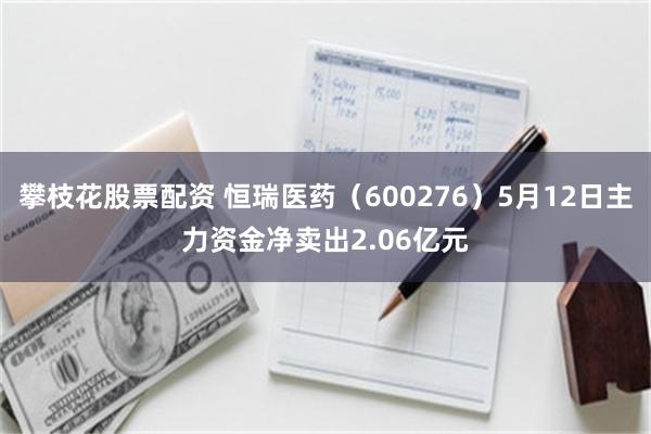 攀枝花股票配资 恒瑞医药（600276）5月12日主力资金净卖出2.06亿元