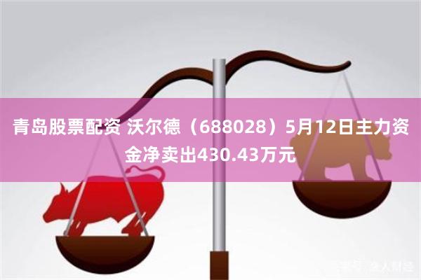 青岛股票配资 沃尔德（688028）5月12日主力资金净卖出430.43万元