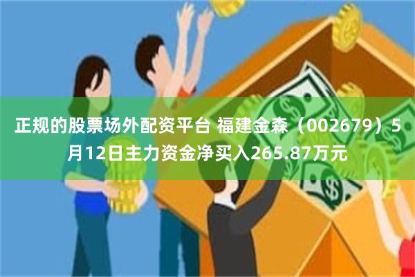 正规的股票场外配资平台 福建金森（002679）5月12日主力资金净买入265.87万元