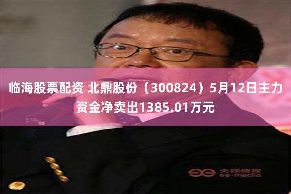 临海股票配资 北鼎股份（300824）5月12日主力资金净卖出1385.01万元
