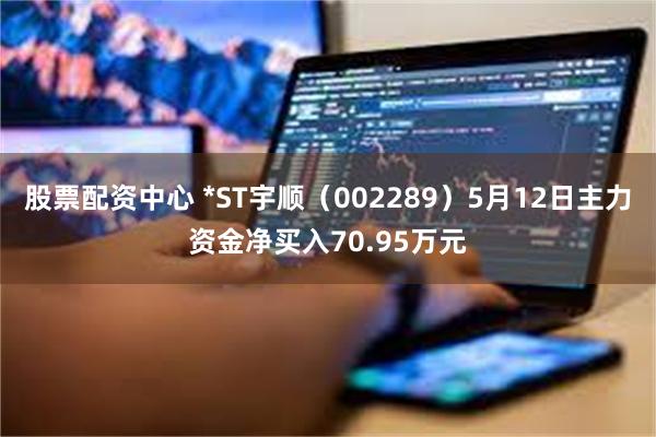 股票配资中心 *ST宇顺（002289）5月12日主力资金净买入70.95万元