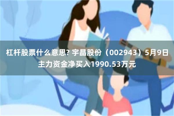 杠杆股票什么意思? 宇晶股份（002943）5月9日主力资金净买入1990.53万元