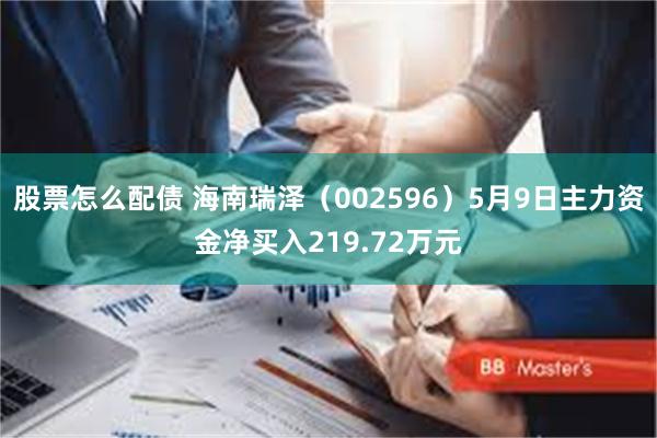 股票怎么配债 海南瑞泽(002596)5月9日主力资金净买入219.72万元