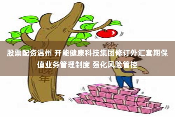 股票配资温州 开能健康科技集团修订外汇套期保值业务管理制度 强化风险管控