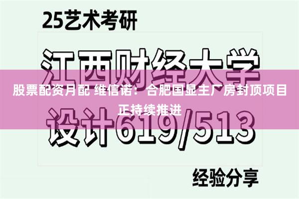 股票配资月配 维信诺：合肥国显主厂房封顶项目正持续推进