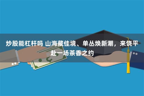 炒股能杠杆吗 山海藏佳境、单丛焕新潮,来饶平赴一场茶香之约
