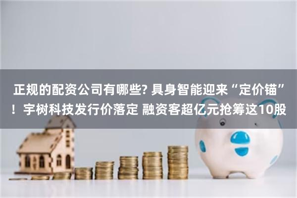 正规的配资公司有哪些? 具身智能迎来“定价锚”!宇树科技发行价落定 融资客超亿元抢筹这10股