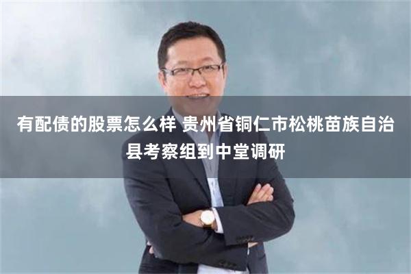 有配债的股票怎么样 贵州省铜仁市松桃苗族自治县考察组到中堂调研